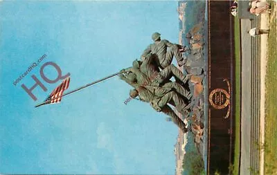 Picture Postcard>>Arlington U.S. Maine Cops War Memorial (Iwo Jima Statue) • £1.69